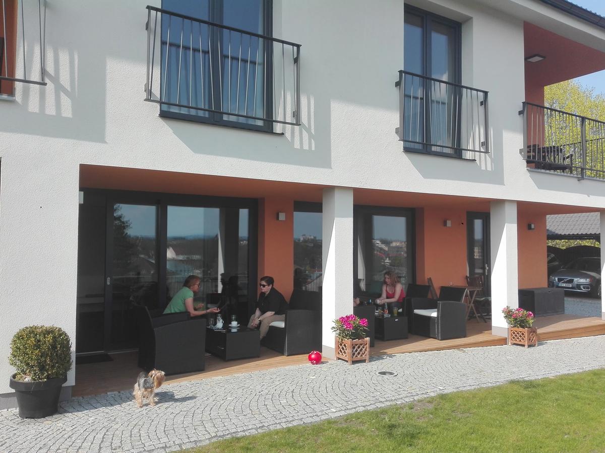 Penzion Cafe Na Svahu Cheb Exteriér fotografie